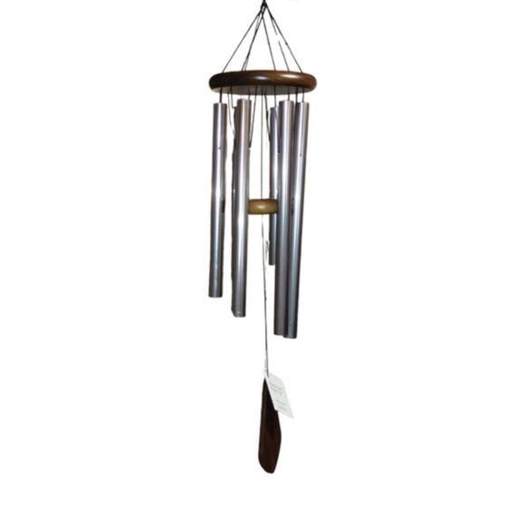 Weatherland-Sound Of Sunset In Black Walnut Wind Chime NWT For Front Porch Use! - Picture 2 of 6